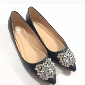 NWOT JC Boutique Rhinestone Flats